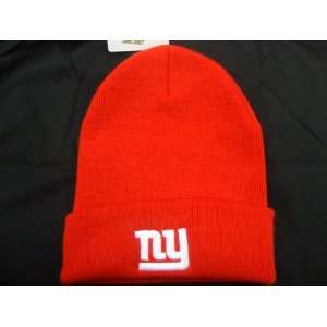 New York Giants Beanie Cuffed Beanie Knit Hat Red 
