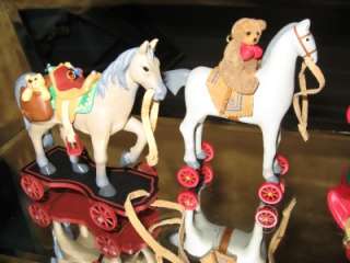 Large HALLMARK Ornament Lot Of 20 From The 90s Horse Bears Animals 
