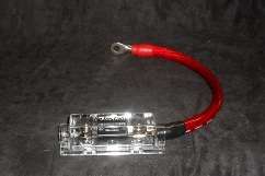 GAUGE WIRE 1 FT RED ANL FUSE HOLDER 250 AMP FUSE NEW  