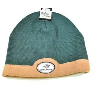  WINCHESTER AMMO HUNTING BEANIE KNIT TOQUE HAT CAP GREEN 