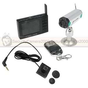 4G Wireless IR Pinhole Camera DVR Recorder W/ Monitor  