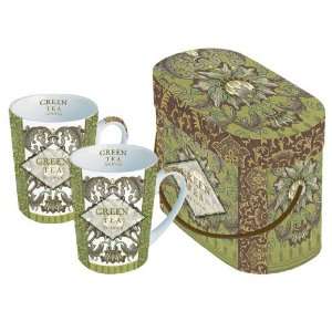  Paperproducts Design Green Tea 8 1/2 Ounce Mug, Set of 2 