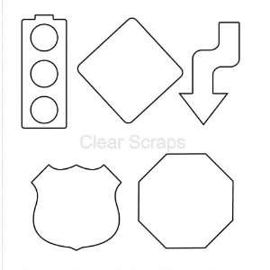   Clear Scraps   Clear Acrylic Shapes   Road Trip Arts, Crafts & Sewing