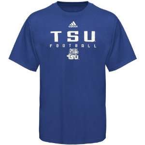  adidas Tennessee State Tigers Royal Blue Sideline T shirt 
