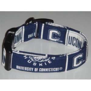   of Connecticut Huskies UCONN Blue Small 1 Dog Collar 