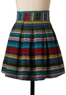 Jack by BB Dakota Shades of Summer Skirt  Mod Retro Vintage Skirts 