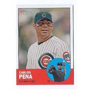   2012 Topps Heritage #380 Carlos Pena Chicago Cubs