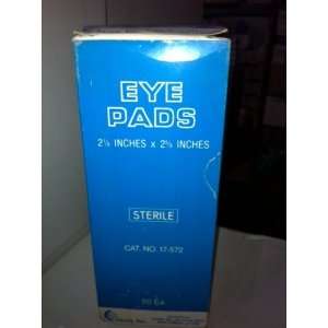  Eye Pads Sterile 2 1/8 in x 2 5/8 in, 50/box Health 