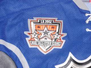 JOE THORNTON SIGNED 2002 ALL STAR GAME JERSEY WITH INSCRIPTION RARE 