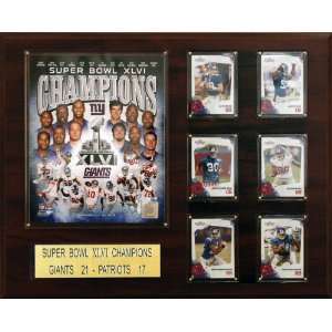 NFL New York Giants Super Bowl XLVI Champions Plaque  