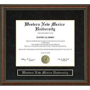   Mexico University (WNMU) Diploma Frame 