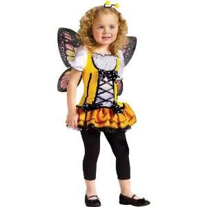   Butterfly Princess Toddler Costume / Orange   Size Toddler (3T/4T