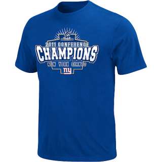 Reebok New York Giants 2011 NFC Conference Champions T Shirt  