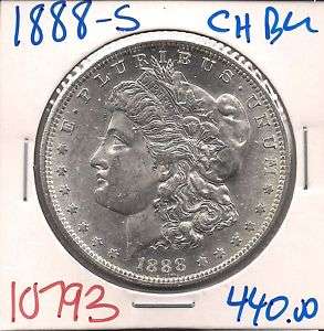 1888 S Morgan Silver Dollar CHBU #10793+  