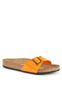 Birkenstock Metallic Orange Strap Sandals