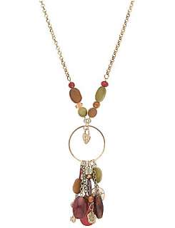 Goldtone charm pendant necklace by Lane Bryant  Lane Bryant