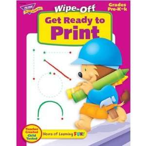 Trend Enterprises T 94119 Get Ready To Print 28pg Wipe off