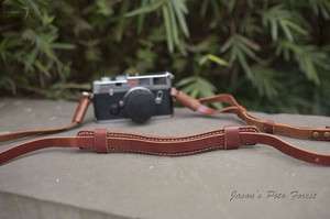   Leather camera strap neck strap for film camera and EVIL camera  
