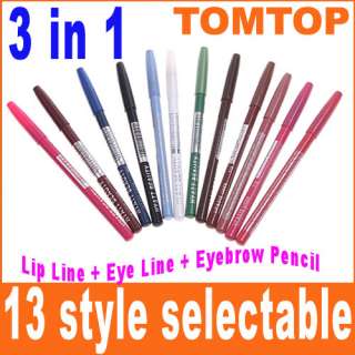 Eyeliner Cosmetic Lip Eye Eyebrow Liner Pencil Makeup  