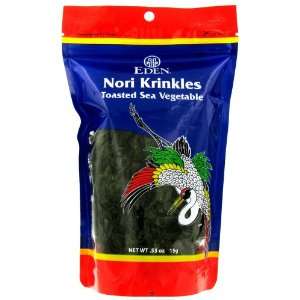  Sea Vegetable Toasted Nori Krinkles .53oz Health 