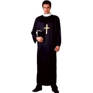   Mens Father Father Costume for Priest Vicar Fancy Dress Toys & Games