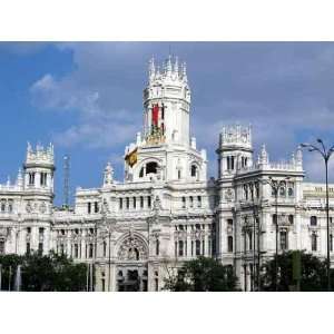  Madrid White Building   Peel and Stick Wall Decal by 