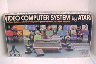  2600 HEAVY SIX SYSTEM SERIAL #40196G COMPLETE IN BOX WITH 9 GAMES 