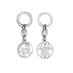  St Christopher Token Keyring Protect Us Jewelry