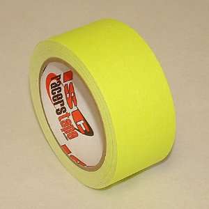 ISC Neon Dull Finish Racers Tape 2 in. x 15 yds. (Fluorescent Yellow 
