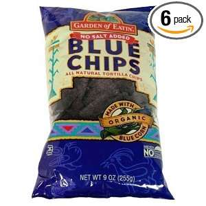   of Eatin Salted Blue Corn Tortilla Chips, 8.1 Ounce (Pack of 6