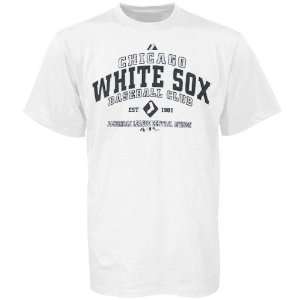 Majestic Chicago White Sox White Fan Club T shirt  Sports 