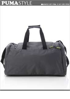 BN PUMA Training Unisex Gym Travel Bag Gray/Dark Green  