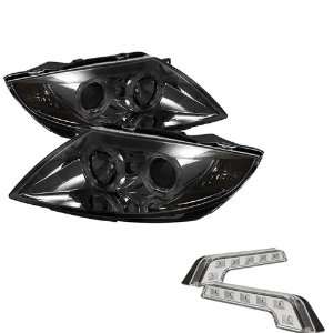 Carpart4u BMW Z4 ( Non HID Type ) Halo Smoke Projector Headlights and 