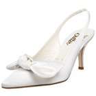   Bridal by Butter Womens Colony Slingback Pump,white satin,7 M US
