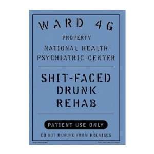  Ward 4G Rehab Tin Sign