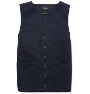  Clothing  Blazers  Waistcoats  Dotted Cotton Twill 