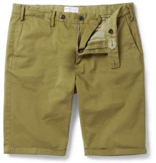   Shorts  Casual  Slim Fit Stretch Cotton Chino Shorts