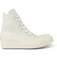 rick owens high top leather sneakers $ 600 shop now maison martin 