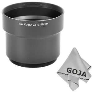  for Kodak Z612 + One Ultra Fine Microfiber Cleaning Cloth GOJA Logo