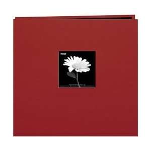  Book Cloth Cover Postbound Album With Window 8X8 