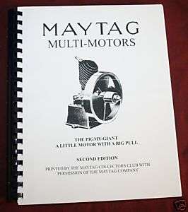 Maytag Multi Motor Book Engine 72 8 92 Upright hit miss  
