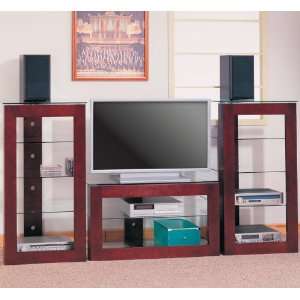  Entertainment Wall Unit in Dark Brown by Coaster