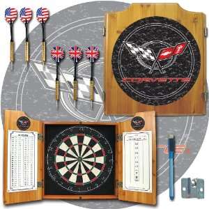  Best Quality Corvette C5 Dart Cabinet Includes Darts and Board 