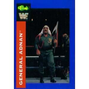   1991 Classic WWF Wrestling Card #34  General Adnan
