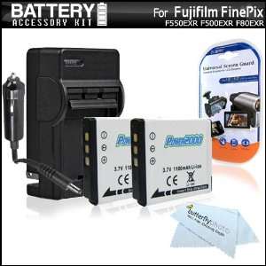 Pack Battery And Charger Kit For Fujifilm FinePix F750EXR F550EXR 