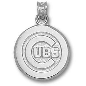   Silver Chicago Cubs C Cubs Logo Pendant GEMaffair Jewelry
