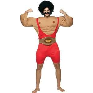  Lets Party By Rasta Imposta Strong Man Adult Costume / Red 