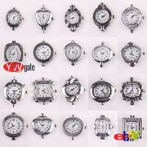   Style Silver Quartz Watch Face For Beading TO Pick FREE SHIP  