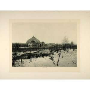  1893 Chicago Worlds Fair Horticultural Building Winter 