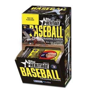 2012 Topps Heritage Baseball Factory Sealed Gravity Feed Box NEW 